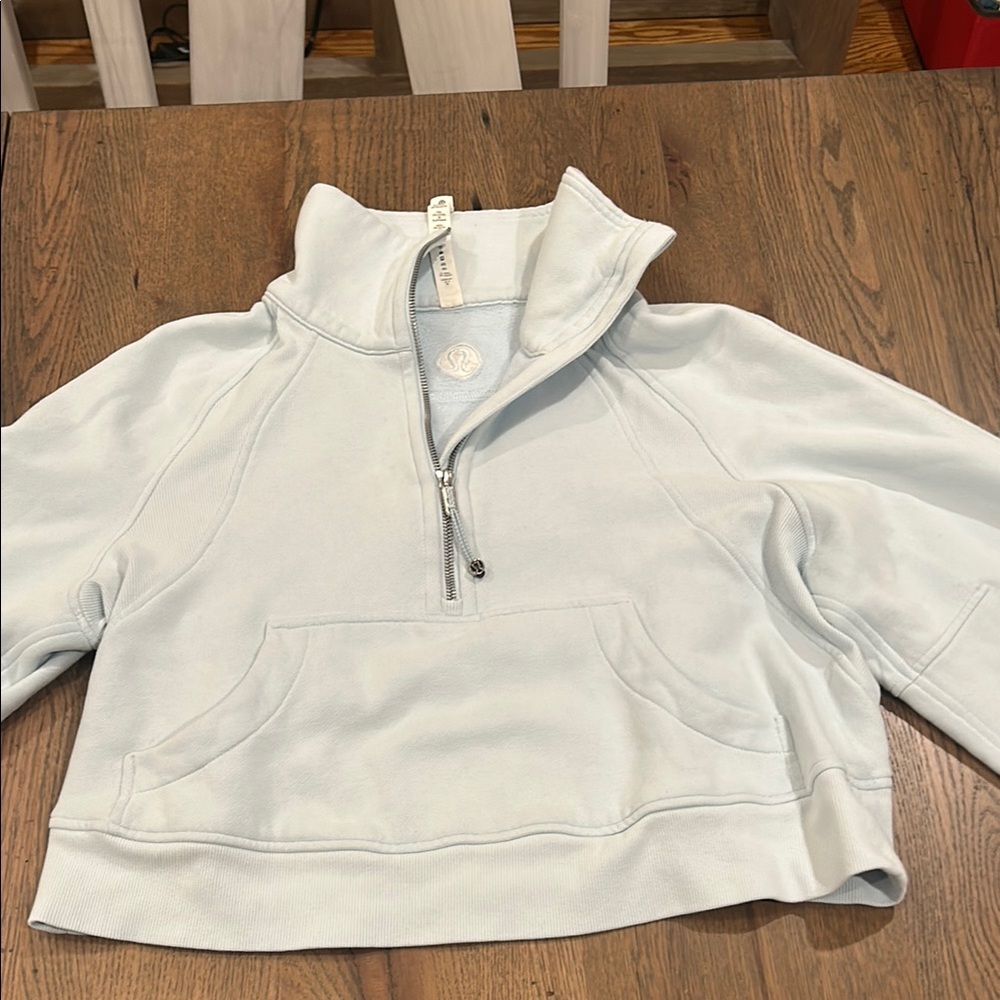 Lululemon Light Blue Half-Zip Pullover